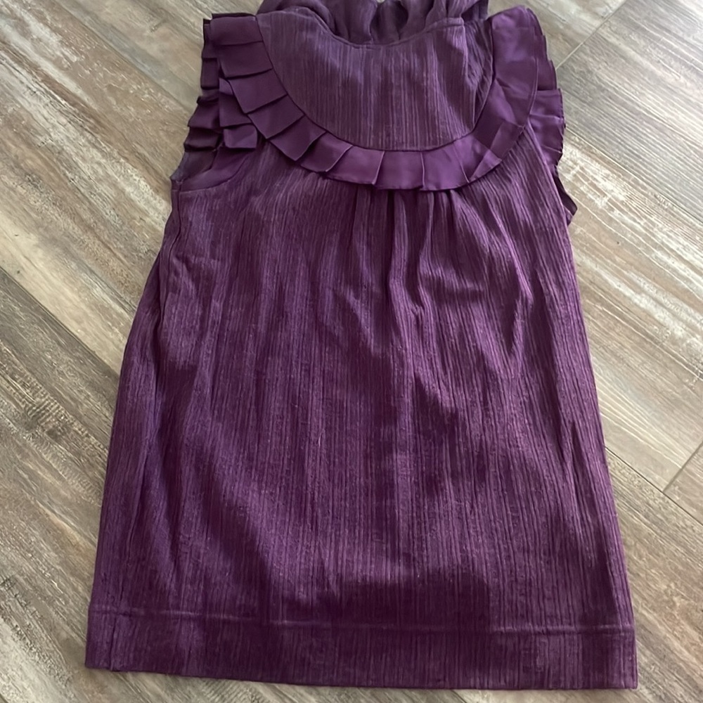 Marc Jacobs Purple Ruffled Blouse - Picture 4 of 8